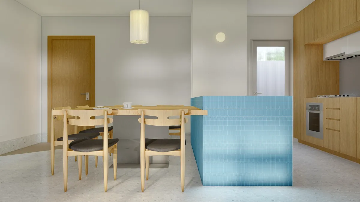 Apartamento AR, Painel de TV e estante