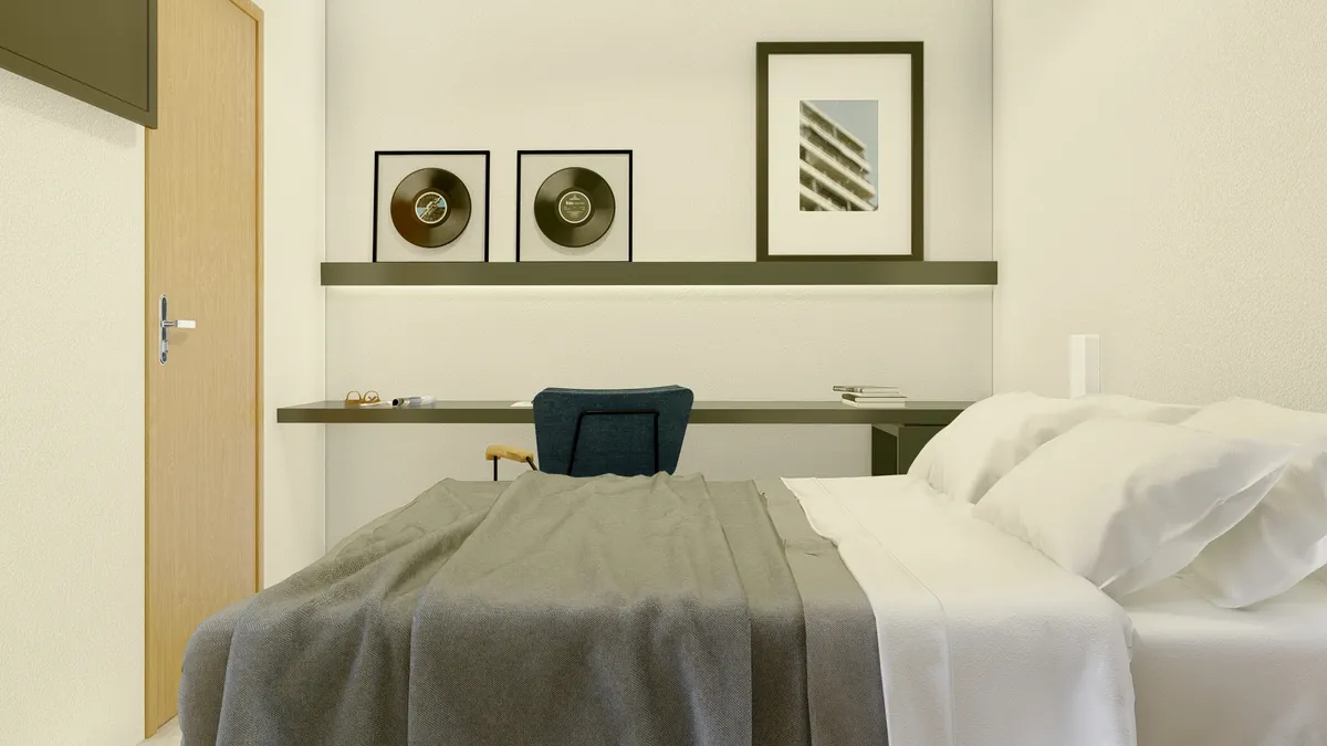 Apartamento AR, Suíte principal