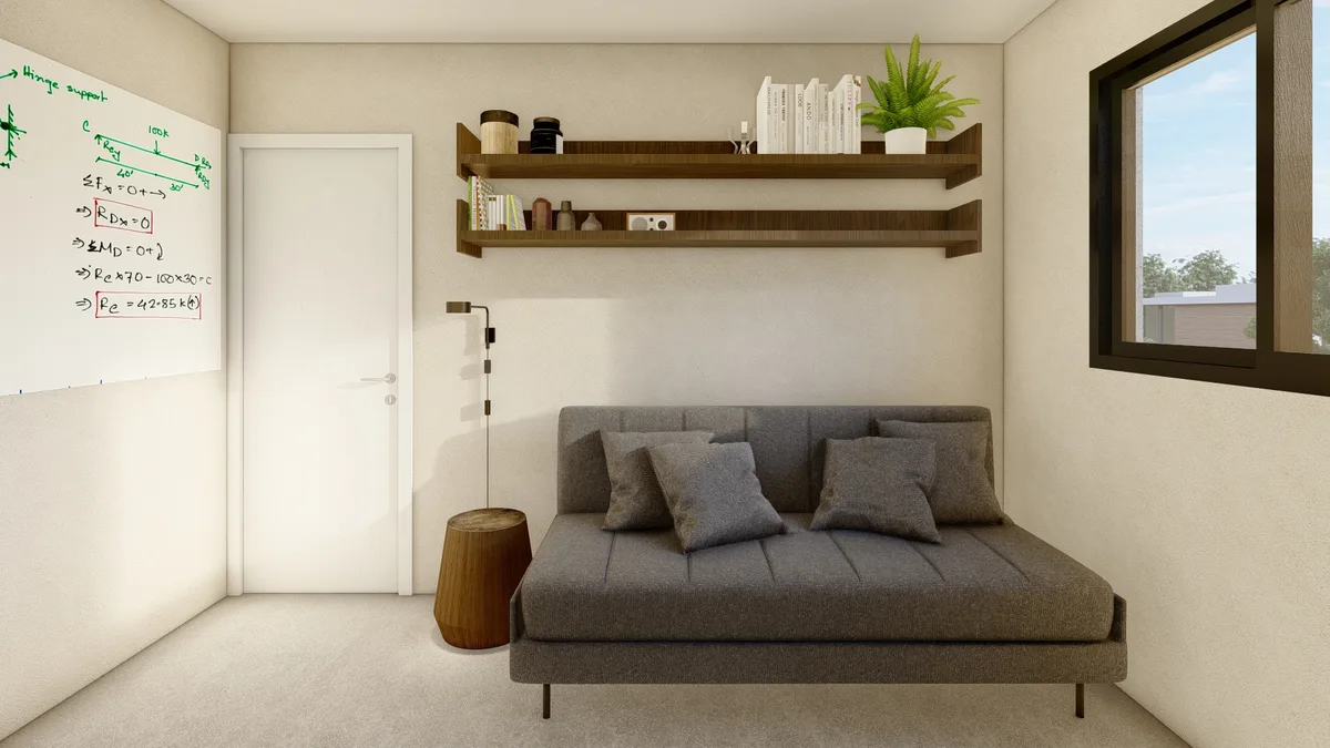 Apartamento Irerê, Detalhe da iluminação