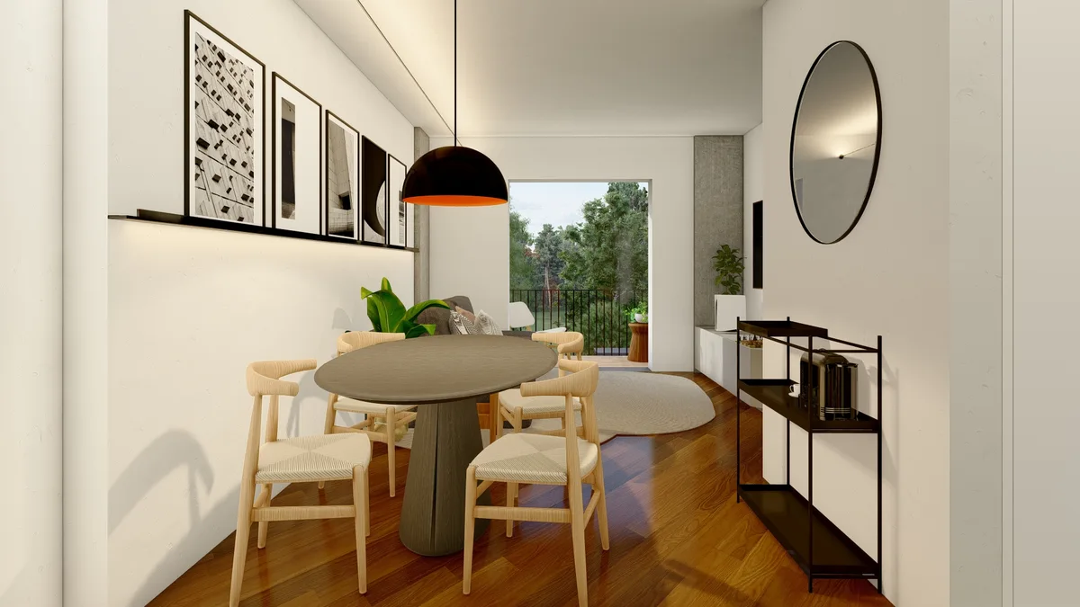 Apartamento Irerê, Detalhe de marcenaria