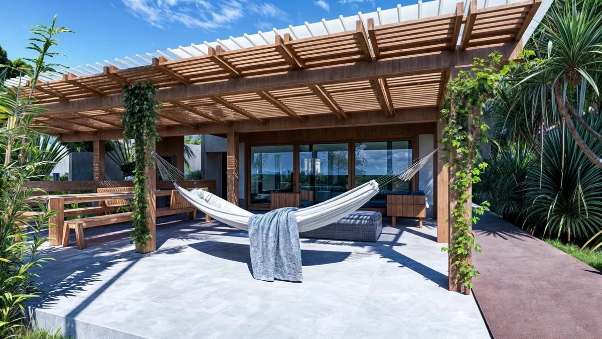 Residência Maresias, Varanda com vista para o mar