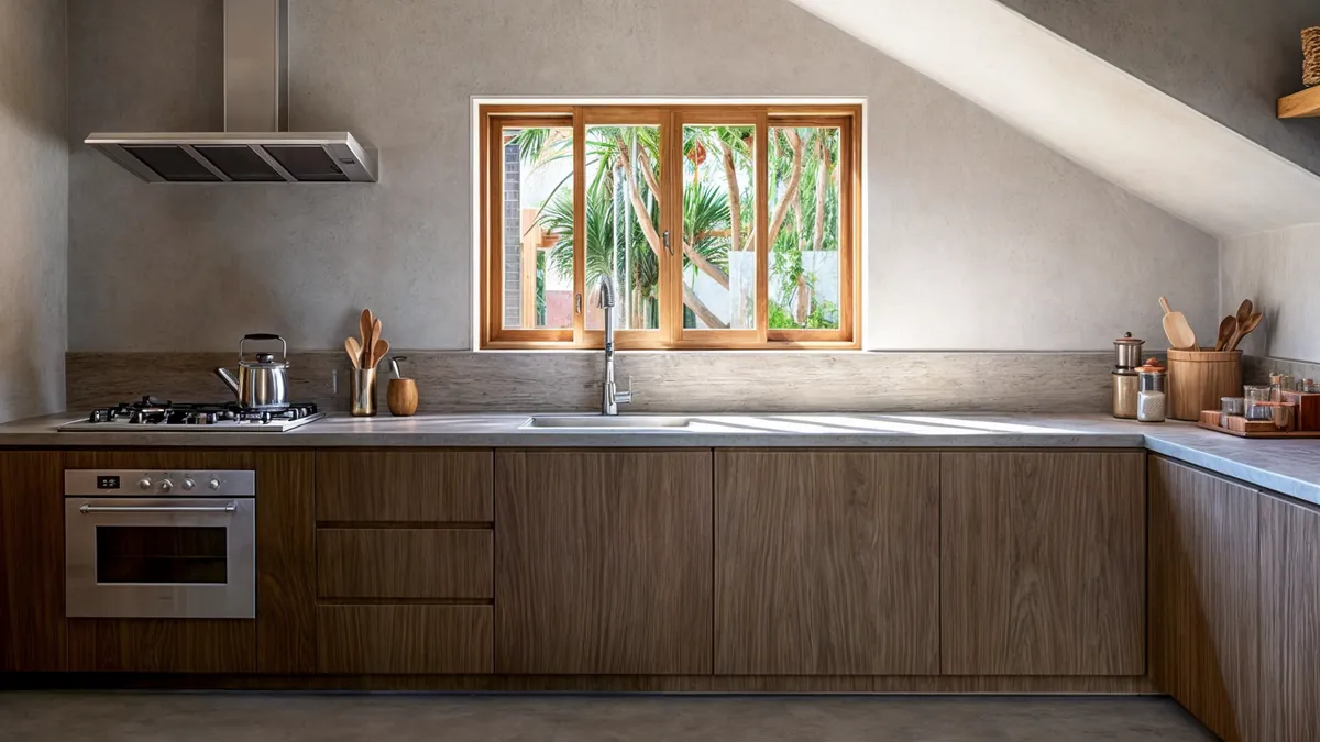 Residência Maresias, Cozinha integrada